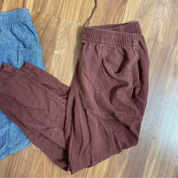 Bundle Set of (2) Old Navy High-Waisted Linen Blend Pants - Picture 2 of 7